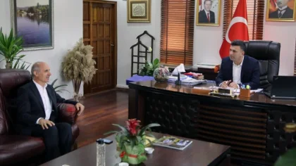 Keleş'ten Başkan Özen'e Ziyaret