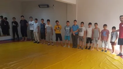 Kurtköy'de Güreş Okulu Açıldı