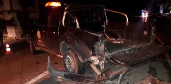Yolu Kesen Zabıta Aracına Çarpmıştı, Şikayetçi Oldu