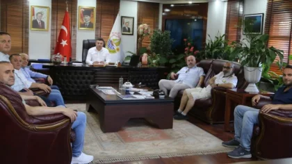 Sapancaspor'dan Başkan Özen'e Ziyaret