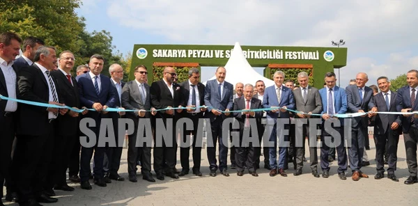 Sapanca İlçesinde Peyzaj ve Süs Bitkiciliği Festivali Başladı