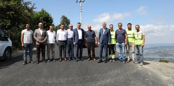 Tamamlanan Asfalt Çalışmalarını İncelediler