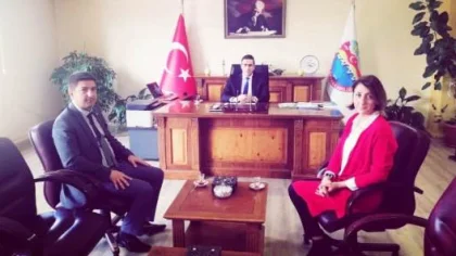 Başkan Sever'den Kaymakam Memiş'e Ziyaret