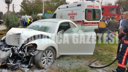 Sapanca'da Trafik Kazası: 1 Yaralı