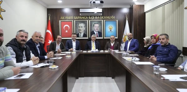 Yüce, Sapanca'da Çalışmaları Anlattı