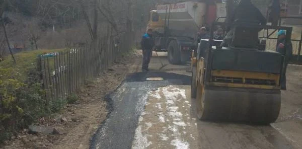 Doğalgazın Ardından Yollar Onarıldı