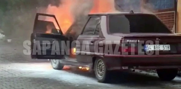 Park Halindeki Otomobil Yandı