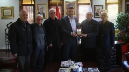 Gazilerden Başkan Özen'e Teşekkür Ziyareti