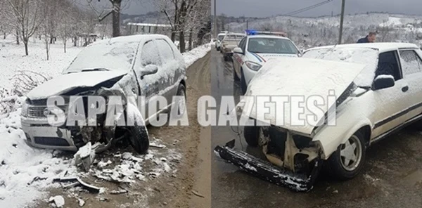 Sapanca'da Trafik Kazası: 2 Yaralı