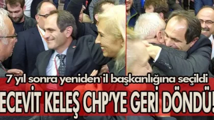 Ecevit Keleş CHP'nin Yeni İl Başkanı Oldu