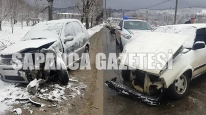 Sapanca'da Trafik Kazası: 2 Yaralı