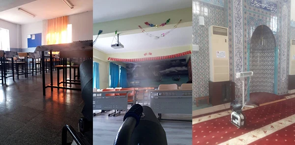 Cami ve Eğitim Kurumlarında Dezenfekte Çalışması