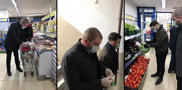 Gençler, Büyüklerinin Alışverişlerini Yaptı