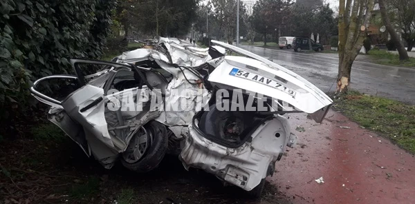 Sapanca'da Trafik Kazası: 1 Yaralı