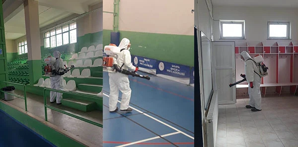 Sapanca'da Tüm Spor Tesisleri İlaçlanıyor
