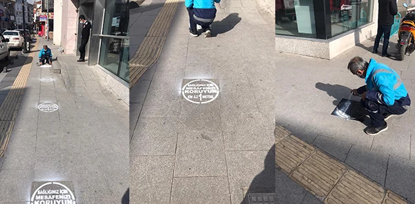 'Sağlığınız için Mesafenizi Koruyun'