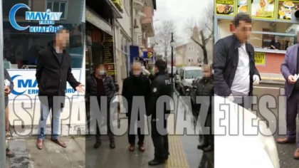 Sapanca'da Polisten 'Sosyal Mesafe' Kontrolü