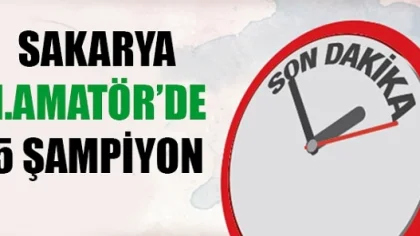 Sakarya Amatör Küme'de 5 Şampiyon?