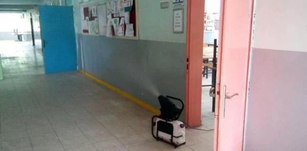 Okullar Sınav Öncesi Dezenfekte Edildi