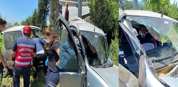 Sapanca'da Trafik Kazası 1 Yaralı