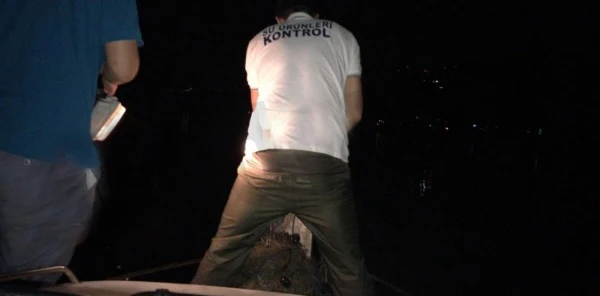 Sapanca Gölü'nde Gece Operasyonu
