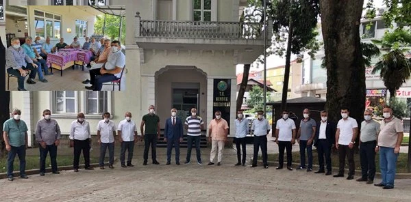 Sapanca Mahalle Muhtarları Taziye için Hendek İlçesine Gitti