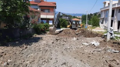 Sapanca'da Çalışmalar Sürüyor