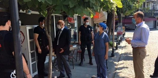 Sapanca'da Covid-19 Denetimleri Devam Ediyor