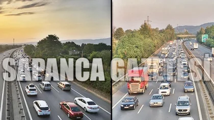 TEM'de Dönüş Trafiği Başladı
