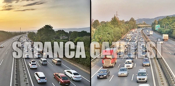 TEM'de Dönüş Trafiği Başladı