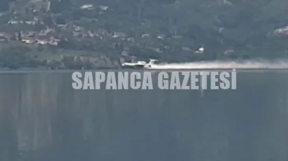 Dikkat! Yangın Söndürme Uçağı Gölden Su Alıyor