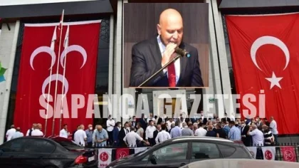 MHP Sapanca İlçe Başkanlığına Gökhan Alemdar Yeniden Seçildi