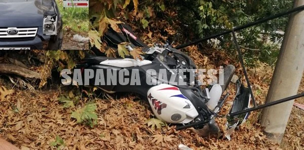 Ticari Araç ile Motosiklet Çarpıştı: 2 Yaralı