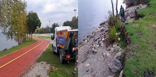 Sapanca Gölü ve Çevresinde Temizlik Çalışmaları Devam Ediyor