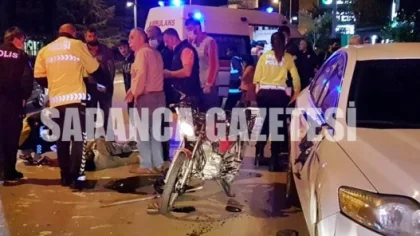 Sapanca'da Trafik Kazası: 2 Yaralı