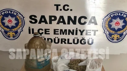 Sapanca Emniyeti Uyuşturucuya Geçit Vermiyor