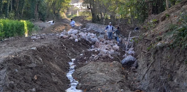 Kuruçeşme'de Dere Islah Çalışması