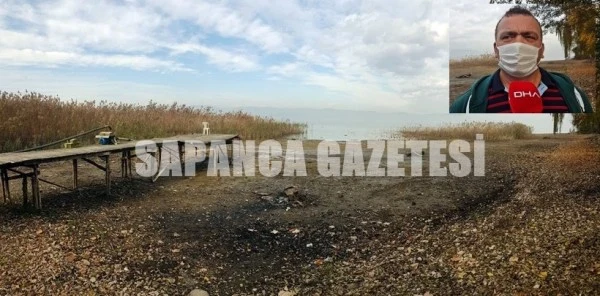 Sapanca Gölündeki Çekilme Devam Ediyor