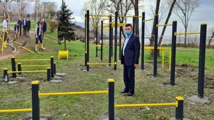 Gençler için Street Workout Parkuru