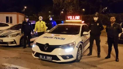 Sapanca'da Denetimler Gece Boyu Sürdü
