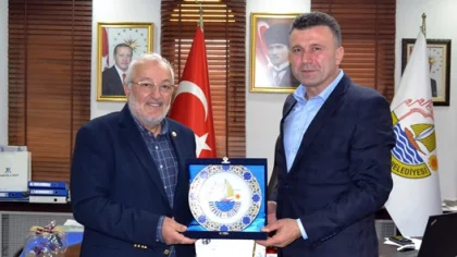 Bayraktar'dan Başkan Özen'e Ziyaret