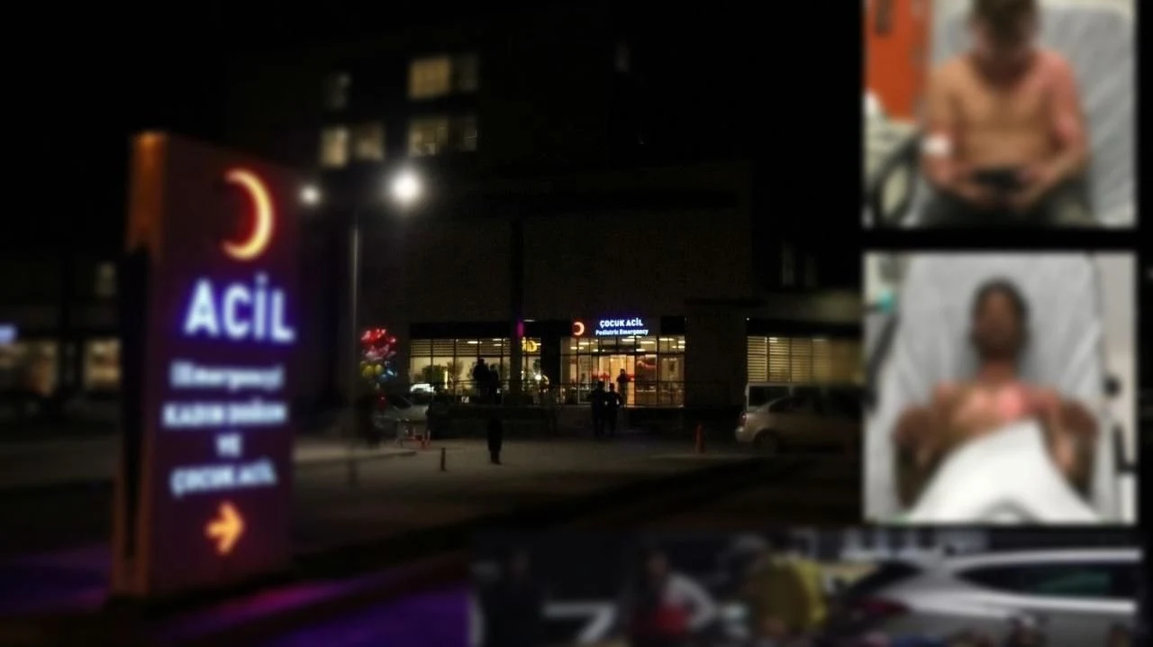 Ateşe Tiner Döken 2 Çocuk Yandı