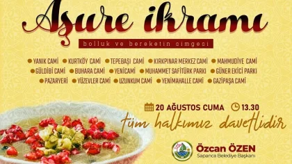 Sapanca Belediyesi 15 Noktada Aşure Dağıtımı Yapacak