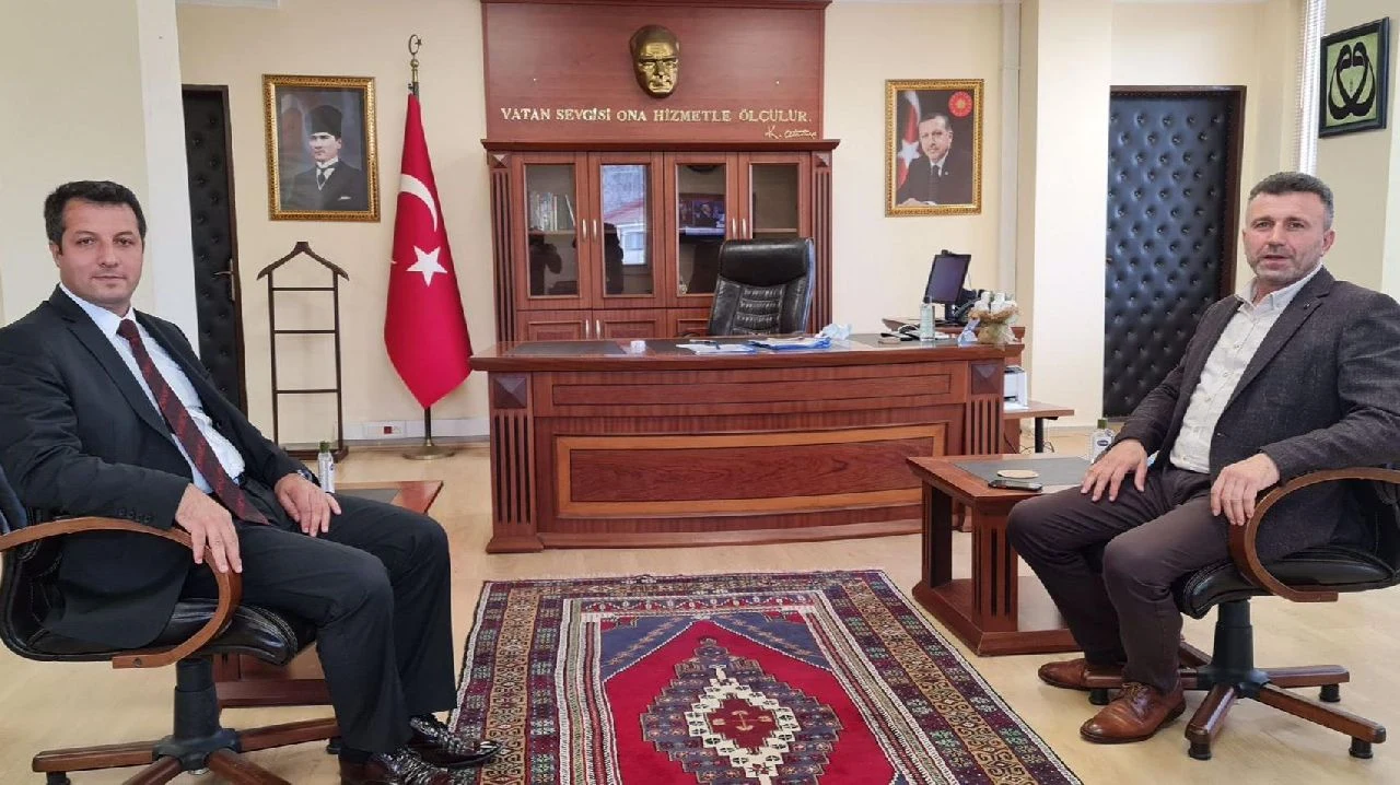 Başkan Özen'den, Kaymakam Canpolat'a Ziyaret