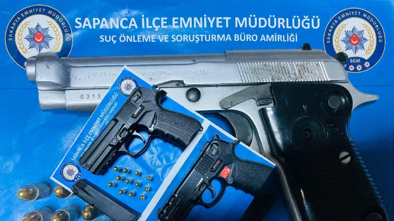 3 Adet Ruhsatsız Silah Ele Geçirildi