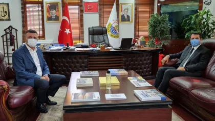 Kaymakam Canpolat'tan Başkan Özen'e Ziyaret