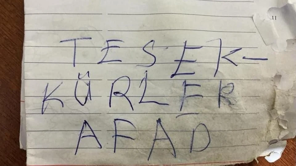 Aracı Kurtardılar, Teşekkür Yazısı ile Moral Buldular