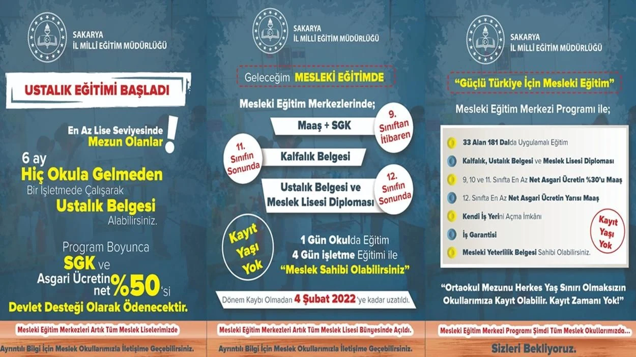 Lise Diploması ve Ustalık Belgesi Sahibi Olmak İster Misiniz?