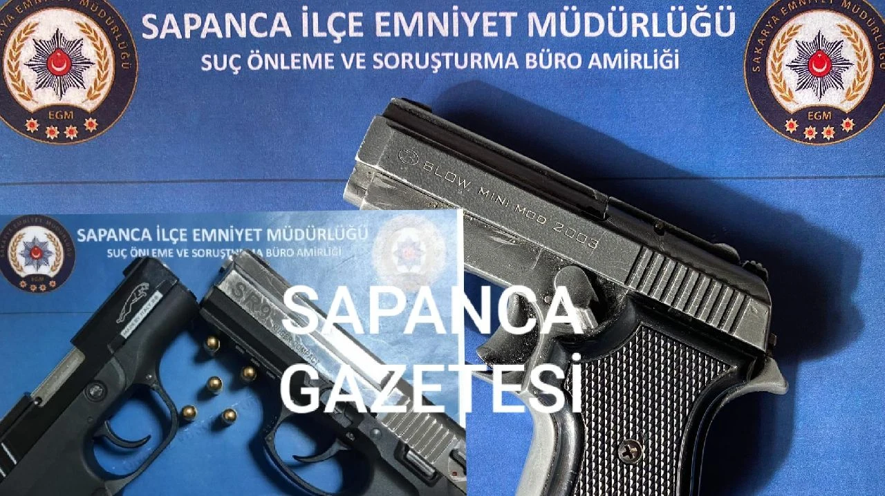3 Adet Ruhsatsız Silah Ele Geçirildi