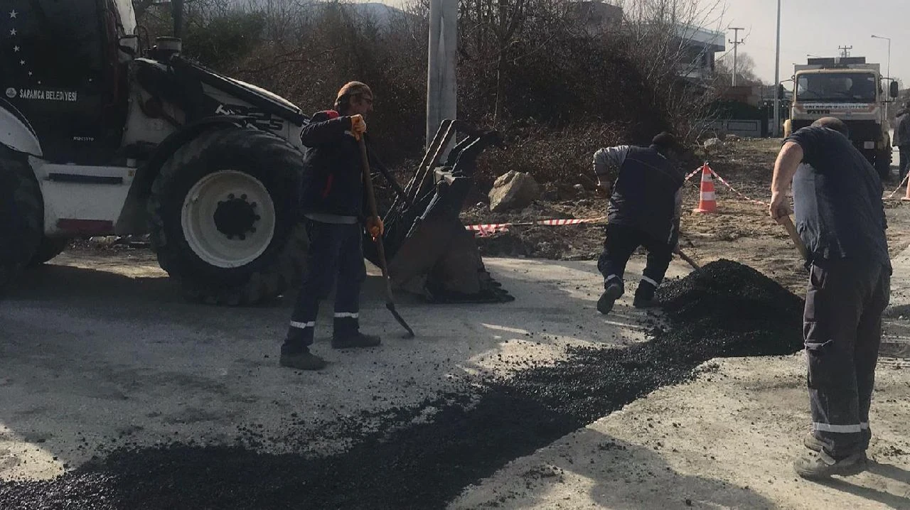 Sapanca'da, Kışın Hasarları Onarılıyor
